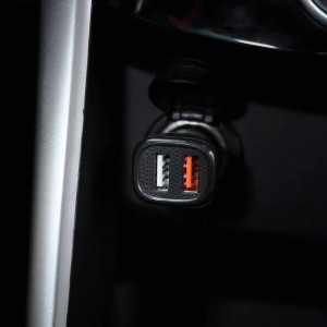Адаптер автомобильный 2хUSB QC 3.0 + 2.1А 12/24В (AEAK015) AEAK015 AIRLINE