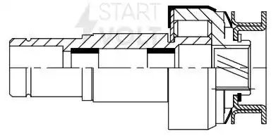Привод стартера (бендикс) для а/м Nissan X-Trail T30 (01-) 2.2dCi (VCS 1422) VCS 1422 START VOLT