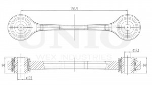 Стойка стабилизатора передняя SSP-50239 UNIO