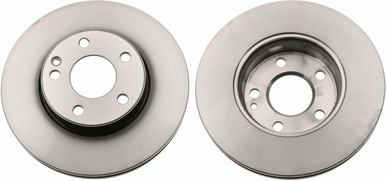 Диск тормозной передний MERCEDES A W176, B W246 (280мм) DF6548 DF6548 TRW