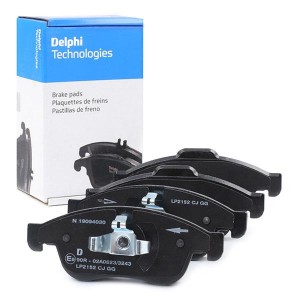LP2152 колодки дисковые п.\ RenaultMegane Sedan/Coupe 08> LP2152 DELPHI