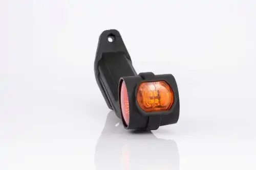 фонарь габаритный! левый рожок LED, L=190мм, кр/ж/бел накл./изогн.с каб. 0.5м\Sc FT140FLLED FRISTOM