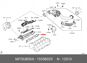 ПРОКЛАДКА ВЫПУСКНОГО КОЛЛЕКТОРА 1555B029 1555B029 MITSUBISHI