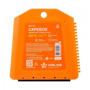Скребок квадратный с водосгоном (12 см) (AB-P-01) AB-P-01 AIRLINE