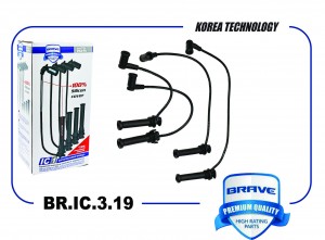 Высоковольтные провода силикон 1114744 BR.IC.3.19 Focus, Mondeo II 1.8-2.0 BR.IC BRIC319 BRAVE