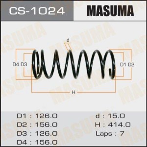 пружина задняя!\ Toyota Crown/Crown Majesta JZS143/JZS141 92> CS-1024 MASUMA
