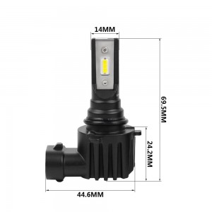 Лампа светодиодная 12/24V HB3/HB4 P22d 5100K (2шт.) OPTIMA Q-HB3HB4 OPTIMA LIGHT