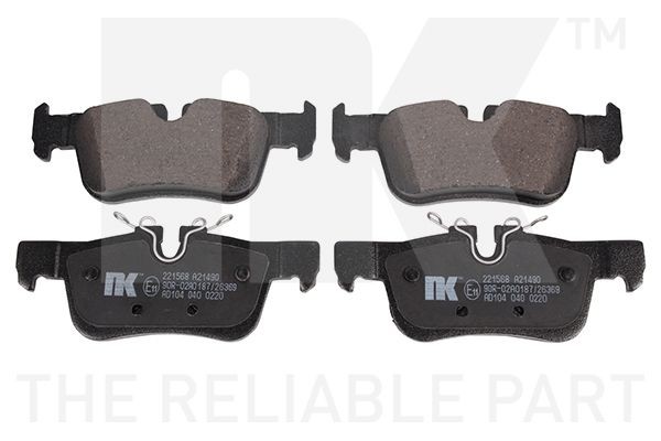колодки тормозные! задние\ BMW F45/F46/F48, Mini Clubman(F54)/Countryman(F60) 12 221568 NK