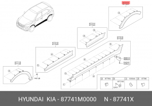 HYUNDAI CRETA (2016>) 87741M0000 HYUNDAI KIA