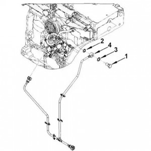 Клапан обратный 3310 Валдай ISF 3.8, 3302 ISF 2.8, КАМАЗ ISBe, ISDe, ISLe (Haffe 0377 HAFFEN