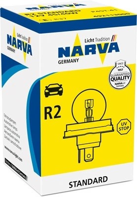 Лампа 12V R2 45/40W P45t-41 Standard NARVA 492113000 NARVA