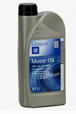 GM DEXOS 2 5W30 1Л DEXOS 2 ACEA A3/B4, C3 BMW LL-04 GM-LL-A-025, GM-LL-B-025 VW  93165690 GENERAL MOTORS