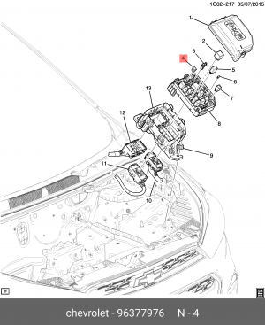 Предохранитель 12а 96377976 96377976 GENERAL MOTORS