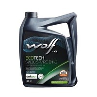 WOLF ECOTECH 5W30 SP/RC D1-3 4L FIAT 9.55535-CR1 FORD WSS-M2C961-A GM dexos1™ Ge 1049901 WOLF