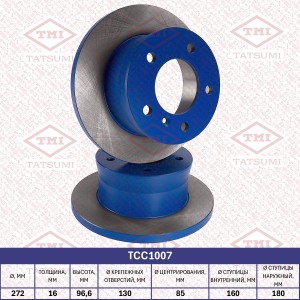 MB SPRINTER 95>/VW LT 96> 272x16x5 TCC1007 TATSUMI