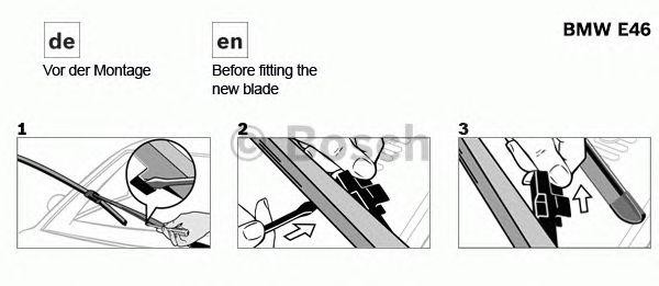 Щетки стеклоочистителя ATW 550/475 AR728S 3397118904 3 397 118 904 BOSCH