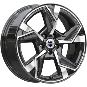 КиК Кайан 18.0 / 7.5J PCD 5x114.30 ET 45.00 ЦО 67.10 Литой / Черный с полированн 79073 K K