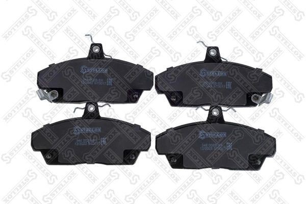 колодки диск. перед.! с антискр. пл.\ Chery, Honda Civic 1.4-2.0, Rover 200/400  348-002B-SX STELLOX