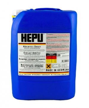 P999-020 антифриз! синий 20L концентрат 1:1 -40°C соответствует категории G11\ P999-020 HEPU
