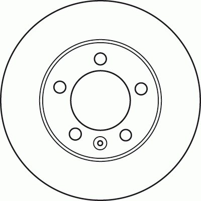 Диск тормозной передний RENAULT MASTER III, OPEL MOVANO B (302мм) DF6131S DF6131S TRW