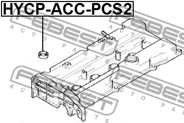 Кольцо уплотн свечного колодца (2 шт. в упаковке) HYUNDAI GETZ 2002- HYCP-ACC-PC HYCP-ACC-PCS2 FEBEST