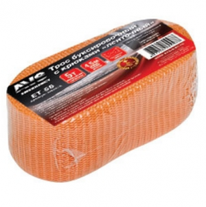 трос буксировочный! c крюками 5т, 4.5м, в пакете\ A80997S AVS