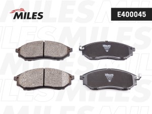 Колодки тормозные передние (без датчика) (Смесь Low-Metallic) (NISSAN MURANO (Z5 E400045 MILES