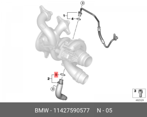 Кольцо уплотнительное BMW OE 11 42 7 590 577 BMW