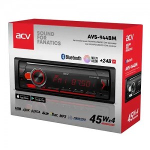 Магнитола автомобильная 1DIN 24V ACV AVS944BM ACV