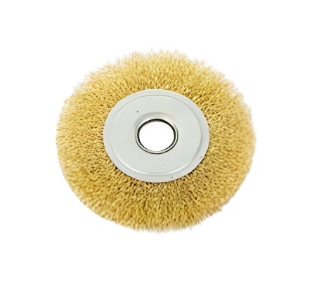 щетка для УШМ! плоская 125 мм, посадка 22.2 мм, латунированная проволока\ R8042125 ARNEZI