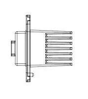резистор отопителя!\ Mitsubishi L200 08>/Pajero Sport 08> LFR 1147 LUZAR