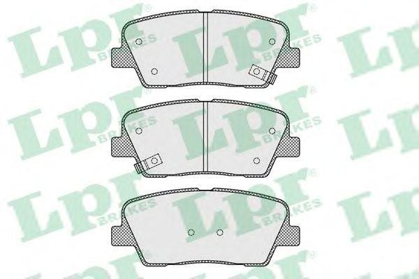 Комплект тормозных колодок 05P1625 05P1625 LPR