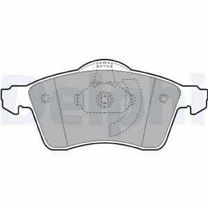 LP1092 колодки дисковые п.\ VWT4 2.5TDi &Syncro 96-98 LP1092 DELPHI