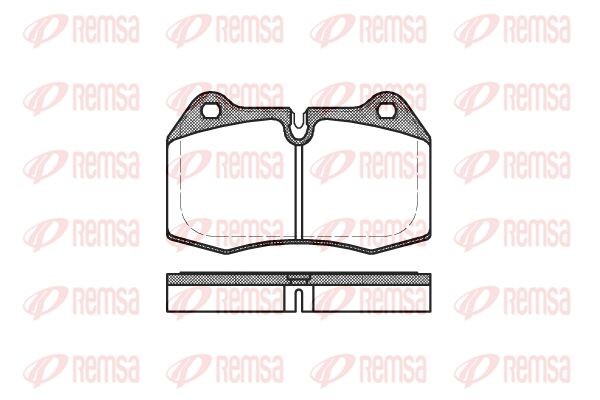 441 00 FDB998=571852B !колодки дисковые п.\ BMW E38 2.8-3.5/2.5TDs 95-01/E31 4.0 0441.00 REMSA