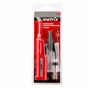 Паяльник 8Вт беспроводной (температура пайки 350градусов) 3хАА MATRIX 91352 MATRIX