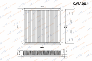 Фильтр воздушный CHERY Tiggo KORWIN KWFA0084 KORWIN
