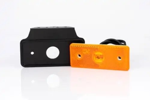 фонарь габаритный! жёлтого цвета, LED, с кронштейном, проводом 0,5м\ Universal MD013ZKLED FRISTOM