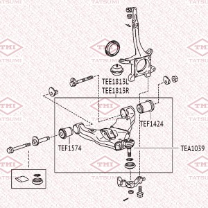 TOYOTA LAND CRUISER (150)-PRADO (2009>) TEE1813R TATSUMI