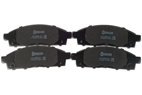 колодки дисковые передние! с антискрип. пластинами\ Mitsubishi L200 2.5 06> 000-088B-SX STELLOX