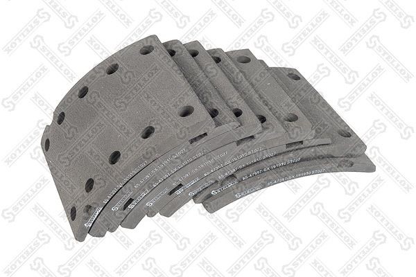 Накладки тормозные с заклепками STD! WVA 19191 BPW ECO PLUS 2 07>!!!! 8547397SX STELLOX