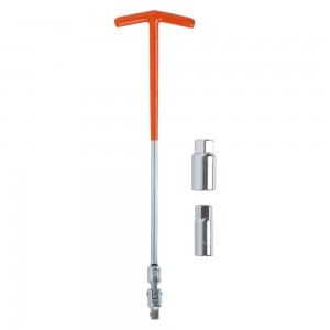 Ключ свечной Т-образный 350мм с головками 16мм и 21мм с резиновым фиксатором (AT ATAC039 AIRLINE