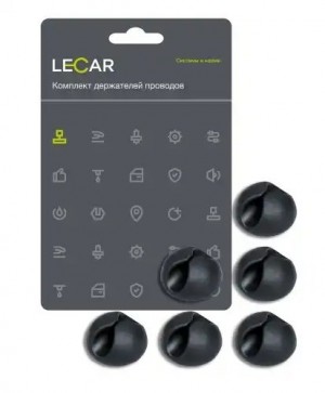 Держатели проводов, к-т 6 шт. (блистер) LECAR000012009 LECAR