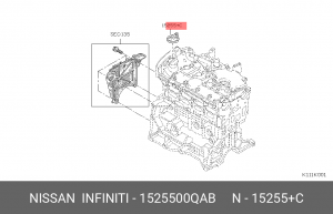 Крышка маслозаливной горловины NISSAN 1525500QAB 1525500QAB NISSAN