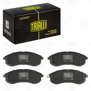 Колодки торм. для а/м Mitsubishi L200 (96-) диск. перед. т/с Sumitomo 151x57 (PF PF 2422 TRIALLI