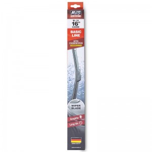 Щетка стеклоочистителя 400мм беcкаркасная (крепление крючок) Basic Line AVS 43156 AVS