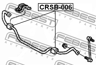 Втулка стабилизатора CHRYSLER INTREPID/ CONCORDE/ 300M 1997-2004 CRSB-006 CRSB-006 FEBEST