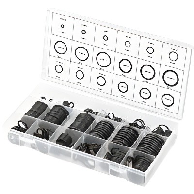 Набор колец резиновых D=3.0-23.0мм 279шт. СИБРТЕХ 47598 SIBRTEC