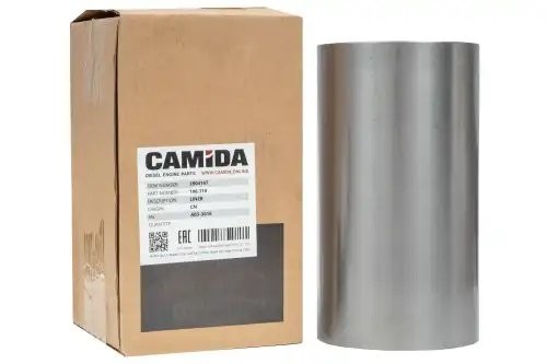Гильза цилиндра КАМАЗ, ПАЗ дв. Cummins ISBe 3904167, 4919951 стандарт 106110 CAMIDA