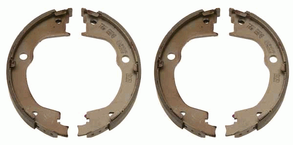 Колодки тормозные CHEVROLET Captiva (06-) задние барабанные (4шт.) TRW GS8749 TRW