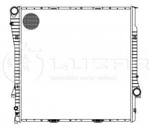 Радиатор охл. для а/м BMW X5 (E53) (00-) 3.0i/4.4i/3.0d AT  LRc26190 LRC26190 LUZAR